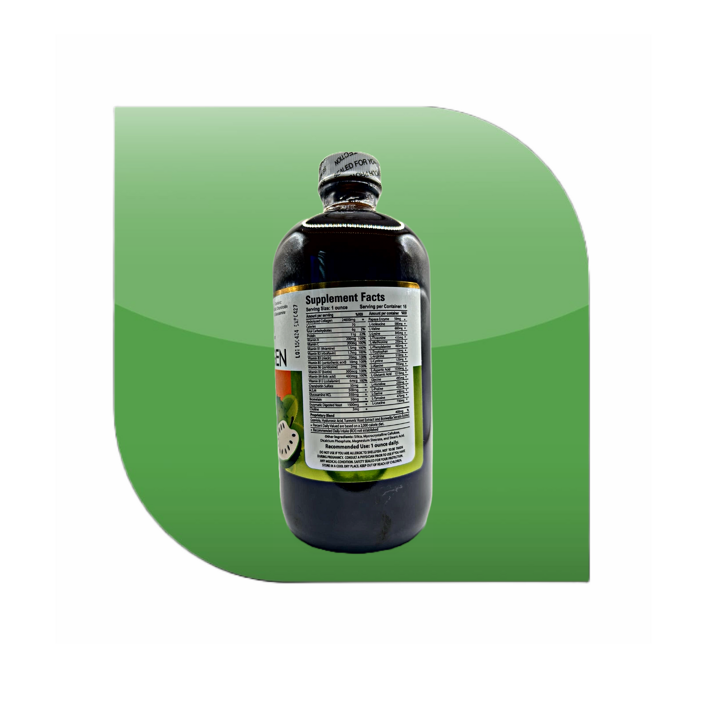 ORGANIC FARMS COLLAGEN GRAVIOLA 16 FL.OZ