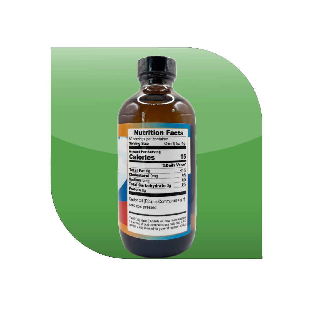 Castor Oil 100% Puro – Oshianic Supplement | 8oz (240ml)