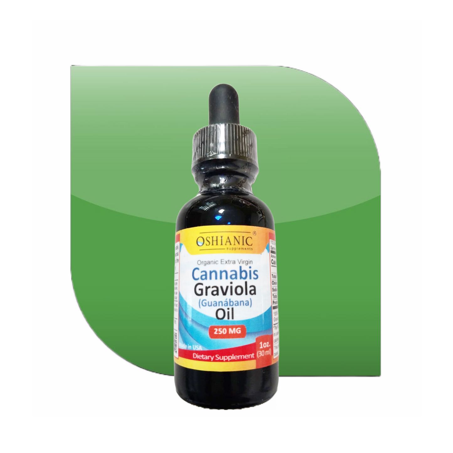 OSHIANIC CANNABIS GRAVIOLA (Guanàbana ) OIL 250 MG . 1oz