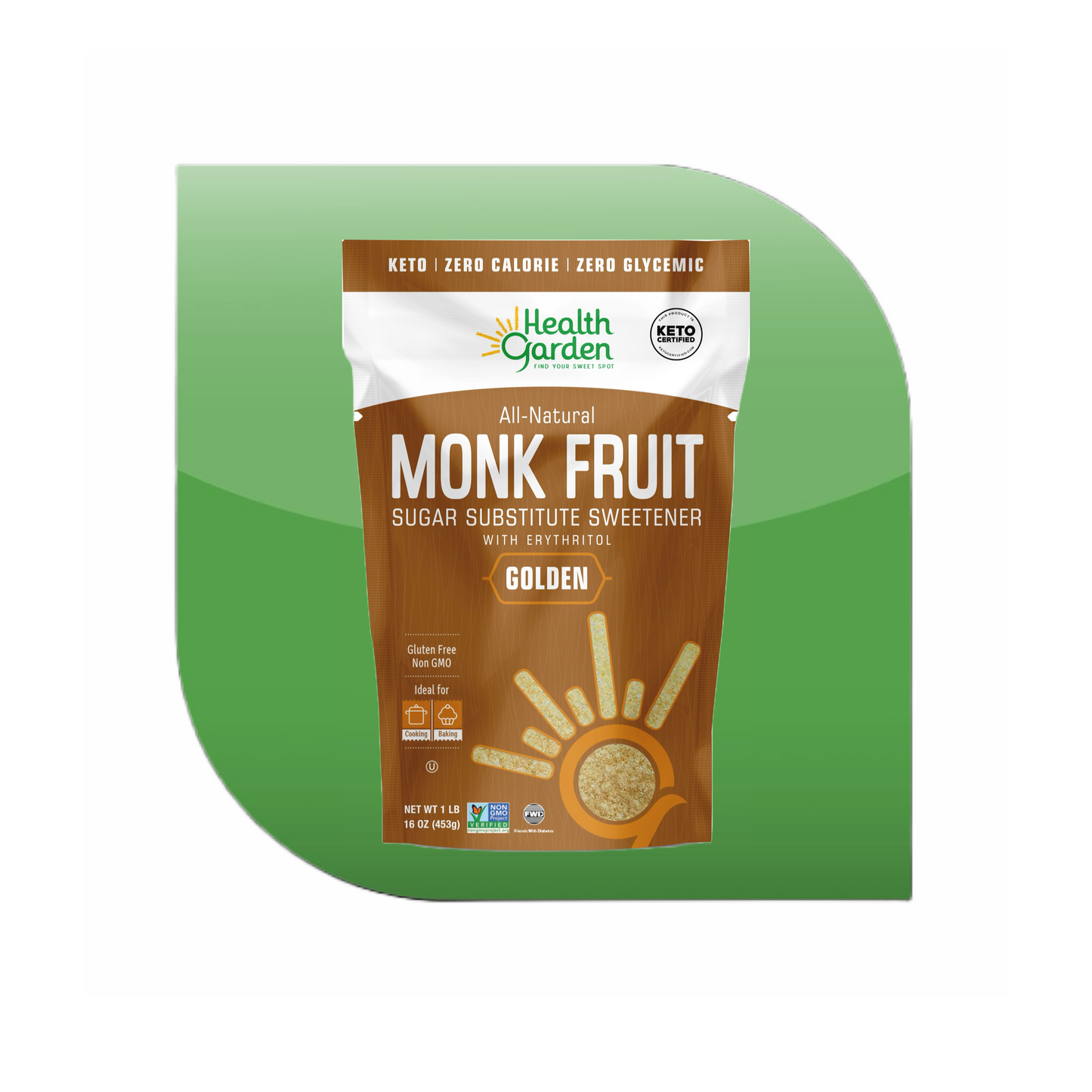 HEALTHGARDEN
Monk Fruit Golden Sweetener