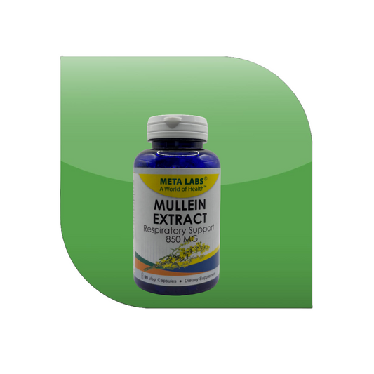 🌼 Mullein Extract – 850 mg (Soporte Respiratorio)