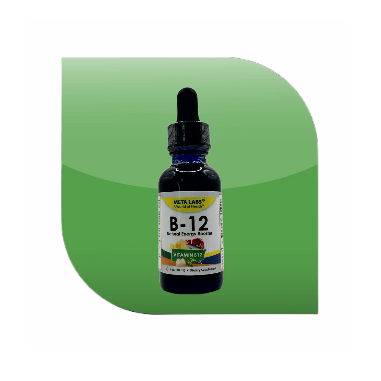 B-12 META LABS NATURAL ENERGY BOOSTER 1.oz