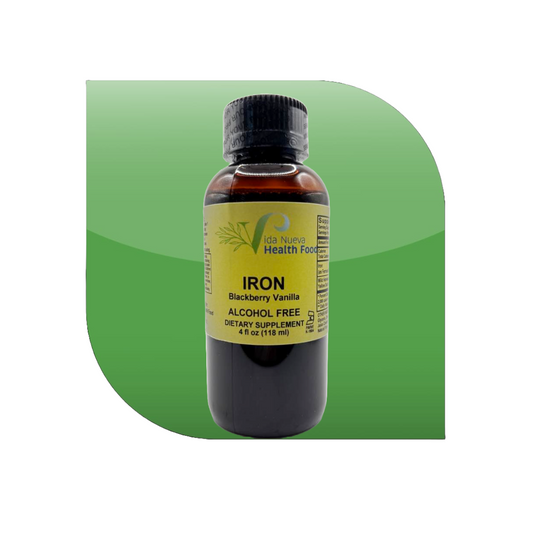 IRON Blackberry Vanilla 4oz (118ml) Vida Nueva Health Food